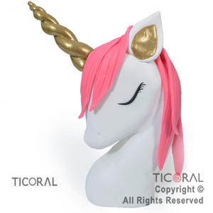 ADORNO UNICORNIO GIGANTE A. PORCELANA FRIA x 1